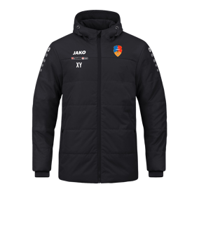 JAKO Team Coach Kapuzenjacke Schwarz F800