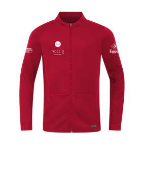 JAKO Pro Casual Jacke Rot F141