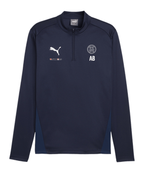 PUMA teamGOAL Training 1/4 Zip Sweatshirt Blau F06