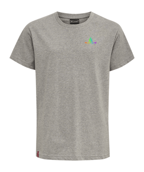 Hummel hmlRED Basic T-Shirt Kids Grau F2006