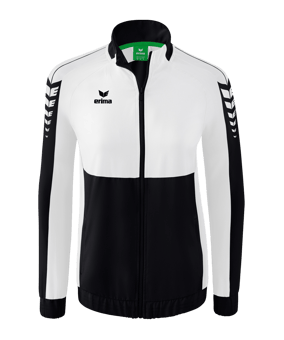 Erima Six Wings Präsentationsjacke Damen Schwarz - schwarz