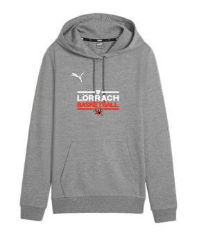 PUMA teamGOAL Casuals Hoody Damen Grau F33