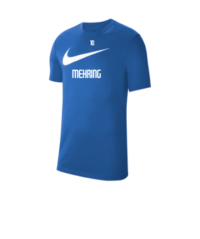 Nike Park 20 Swoosh T-Shirt Kids Blau Weiss F463