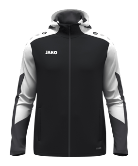 JAKO Dynamic Kapuzenjacke Kids Schwarz F826 - schwarz