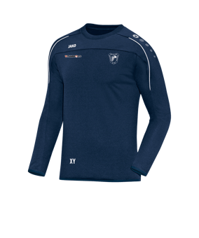 JAKO Classico Sweatshirt Blau Weiss F09