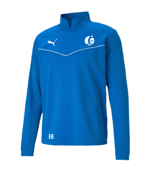 PUMA teamRISE HalfZip Sweatshirt Blau F02