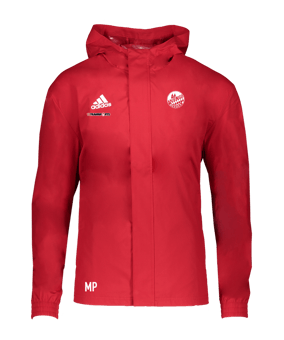 adidas Entrada 22 Allwetterjacke Rot