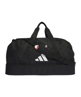 adidas Tiro League Duffel Bag Gr. M Schwarz Weiss