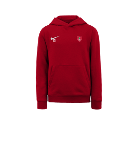 Sweat à capuche en polaire Nike Park 20 enfants Rouge blanc F657