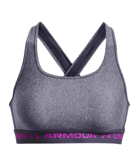 Under Armour Crossback Mid Hth-Sport-BH Damen F558 - grau