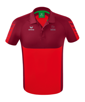 Erima Six Wings Poloshirt Rot