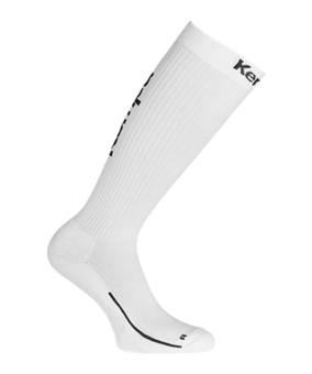 Kempa Socken lang Weiss Schwarz F01 - weiss