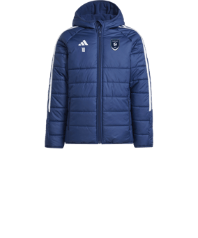 Veste d'hiver enfant adidas Tiro 24 bleu blanc 