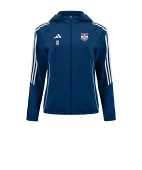 adidas Tiro 24 Windbreaker Damen Blau Weiss