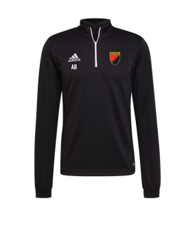 adidas Entrada 22 HalfZip Sweatshirt Schwarz