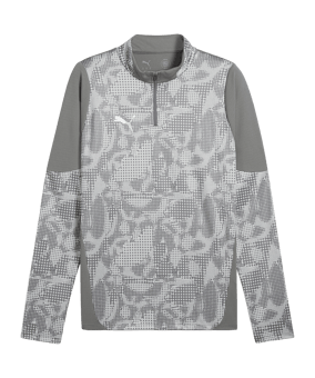 PUMA teamCUP Training 1/4 Zip Sweatshirt Grau F13 - grau