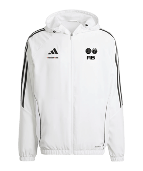 adidas Tiro 24 Windbreaker Kids Weiss Schwarz