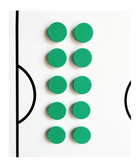 Cawila PRO Rundmagnet 10er Set 30mm Grün - gruen