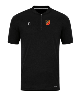 JAKO Pro Casual Poloshirt Schwarz F800
