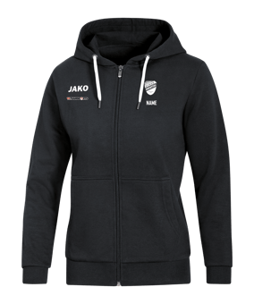 JAKO Base Kapuzenjacke Damen Schwarz F08