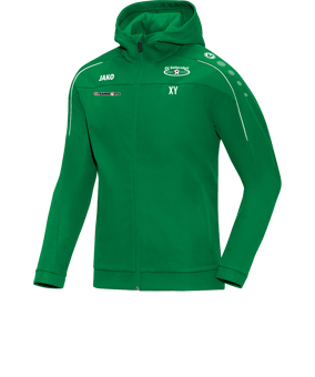 JAKO Classico Kapuzenjacke Grün F06