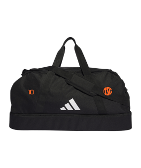 adidas Tiro League Duffel Bag Gr. L Schwarz Weiss