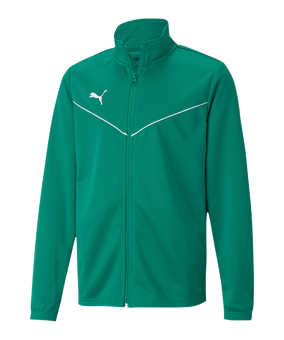 PUMA teamRISE Poly Trainingsjacke Kids Grün F05 - gruen