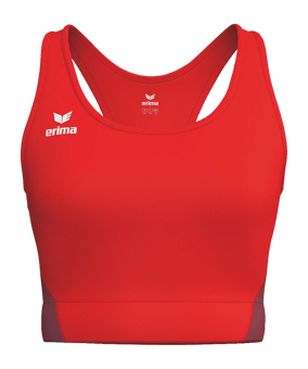 Erima T&F WINGS Brassière de sport Femmes Rouge C8282620 - rouge