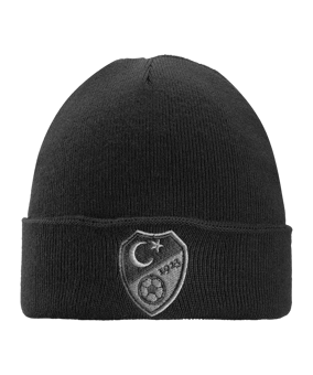 TFF Türkei Beanie Bronx Schwarz - schwarz