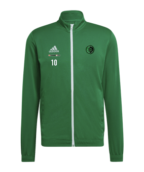 adidas Entrada 22 TK Trainingsjacke Grün Weiss