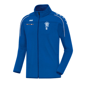 JAKO Classico Trainingsjacke Blau Weiss F04