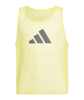 adidas Training BIB Kennzeichnungshemd Kids Gelb - gelb