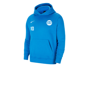 Nike Park 20 Fleece Hoody Kids Blau Weiss F463