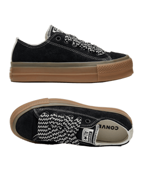 Converse Chuck Taylor All Star Lift Damen Schwarz - schwarz