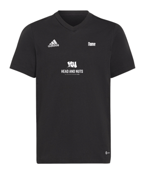 adidas Entrada 22 T-Shirt Kids Schwarz
