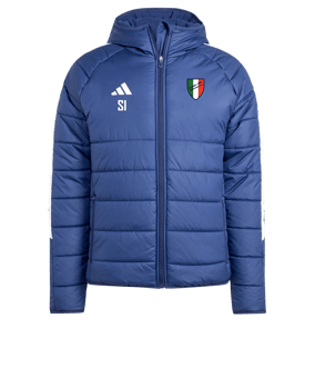 adidas Tiro 24 Winterjacke Blau Weiss