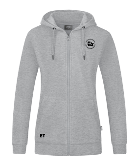 JAKO Organic Kapuzenjacke Damen Grau F520