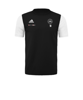 adidas Estro 19 Trikot kurzarm Schwarz Weiss