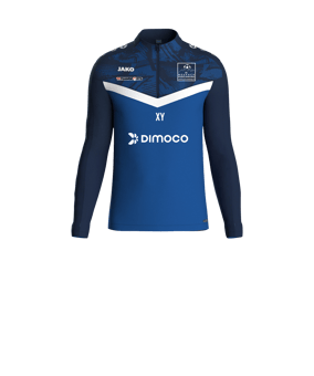 JAKO Iconic HalfZip Sweatshirt Kids Blau F403