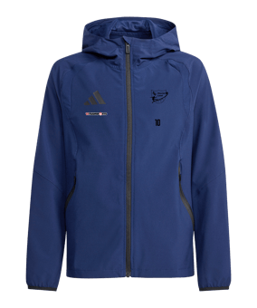 adidas Tiro Travel Windjacke Kids Dunkelblau 