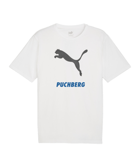 PUMA teamRISE Logo Trainingshirt Weiss F04