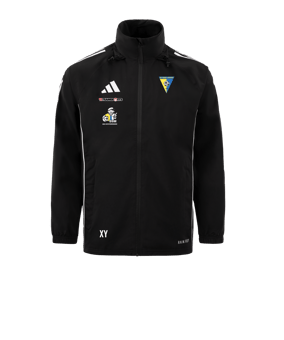 adidas Tiro 24 Regenjacke Schwarz Weiss