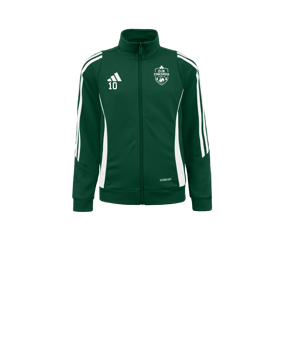adidas Tiro 24 Trainingsjacke Kids Grün Weiss