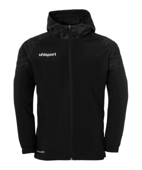 uhlsport Jas met capuchon Zwart K001 - zwart