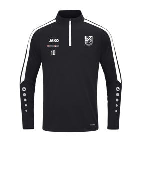 JAKO Power Sweatshirt Schwarz Weiss F800