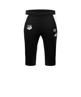 adidas Tiro 24 3/4 Trainingshose Schwarz Weiss