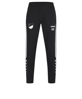 JAKO Power Freizeithose Damen Schwarz Weiss F802