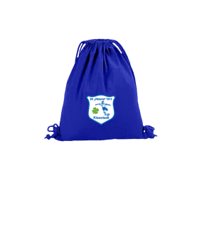 Merch Organic Premium Cotton Gymsack Bright Royal | #logo4c