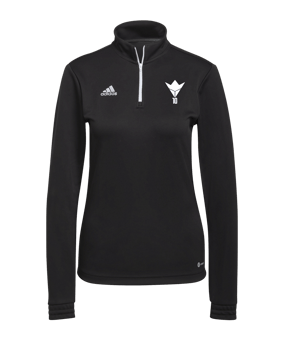 Sweatshirt à col zippé mi-haut femmes adidas Entrada 22 Noir