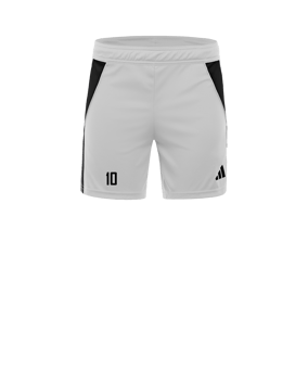 adidas Tiro 24 Short Damen Weiss Schwarz